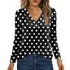 Long Sleeve Shirts For Women Cute Print Graphic Tees Blouses Casual Plus Size Basic Tops Pullover