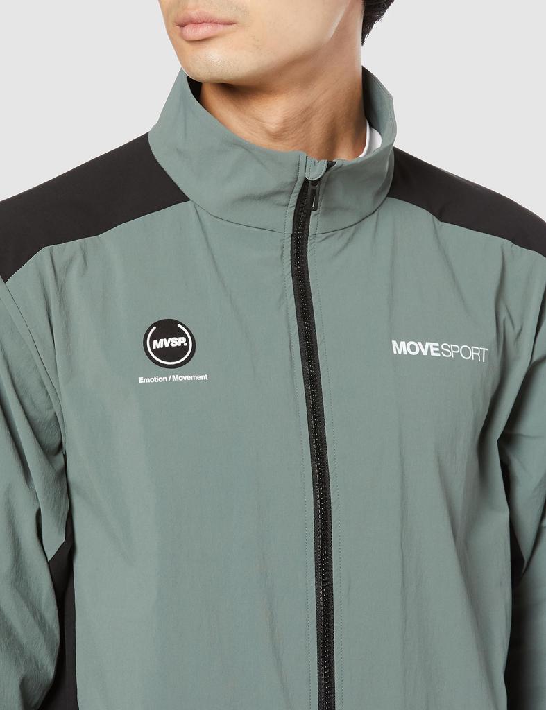 Piste Descente Front Opening with Both Covers MVSP 4WAY Stretch Water Repellent UV Protection Rain L [Move Sports] (UPF50+) DMMWJF11(KHBK)