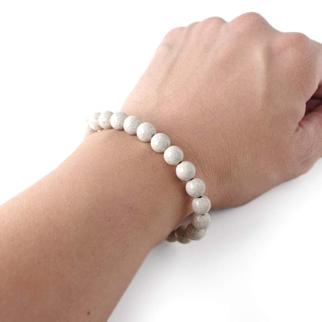 Hokutolite Bracelet Taiwanese Negative ion Inner diameter 21cm [GOLD STONE] 8mm, origin, tested, Radium, approx.