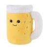Aprikose Lamm Feiertagsbier Plüschtier, Weich und Niedlich, Flauschiges Feiertagsbier für Jungen und Mädchen, 15cm