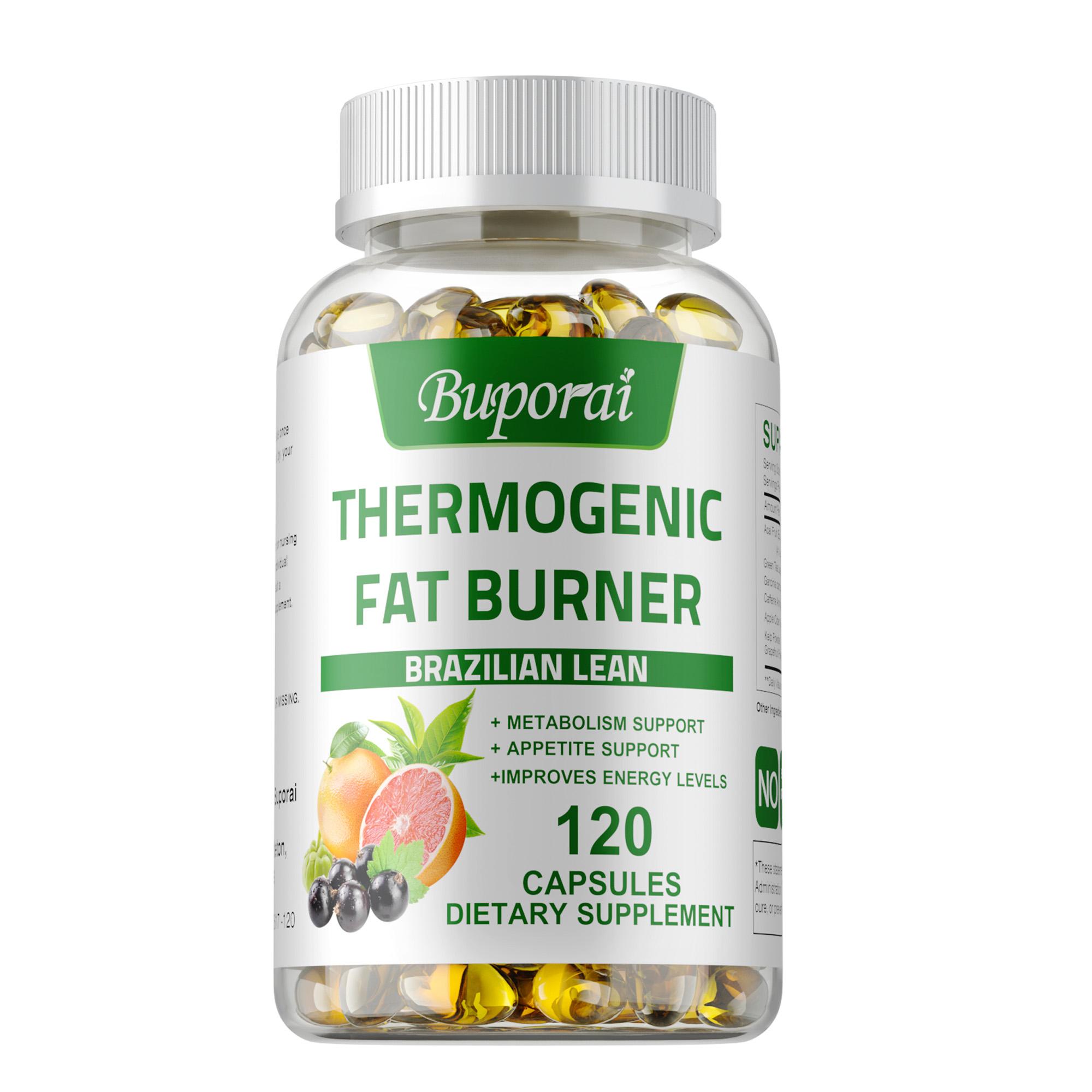 Жиросжигатель Brazilian Lean, Таблетки для похудения - Rosa roxburghii, зеленый чай, гарциния, Пояс-триммер и добавки от вздутия для женщин и мужчин 120