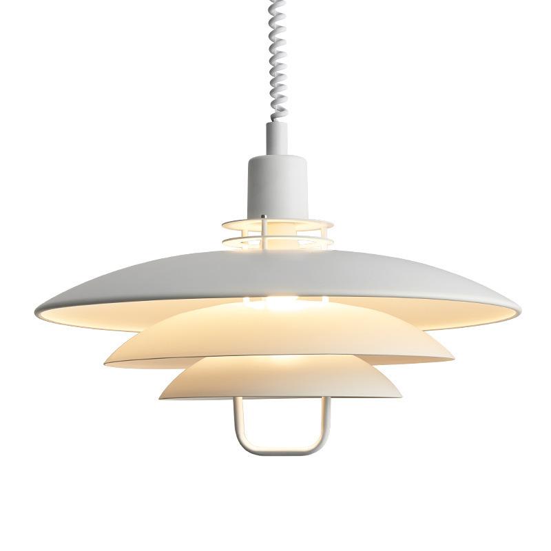 Nordic Danish Primus Designer Living Room Dining Counter Multi-layer Circular Flying Saucer Adjustable Adjustable Pendant Light