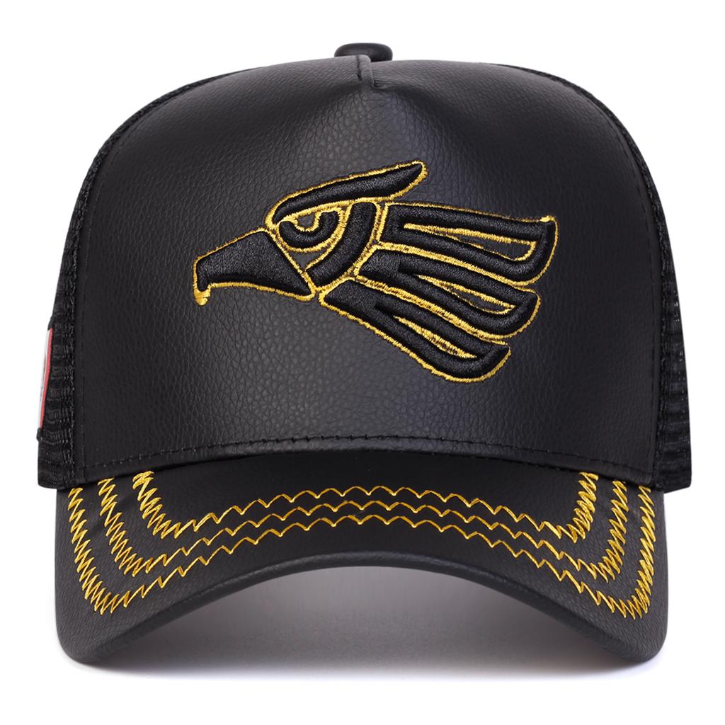 Men Mexican Flag Eagle Embroidered Baseball Cap Mesh Hat Outdoor Adjustable Sunscreen Leisure Hat Spring Autumn Travel Tourism Beach Vacation