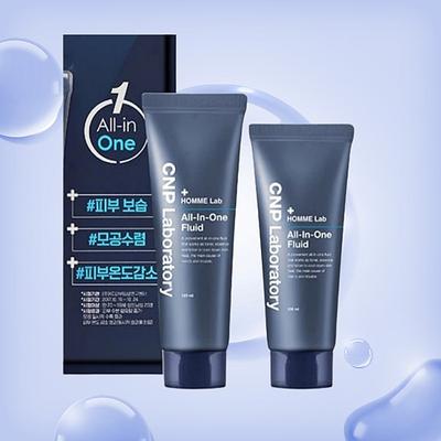 Whitening Wrinkle Improvement Skin + Lotion Effect Tube Type CNP Men's All-in-one Lotion 120ml+100ml, 1 Piece, 220ml