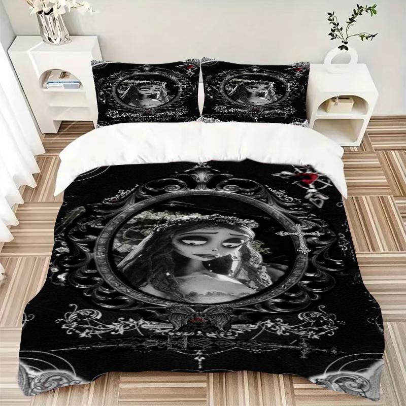 3Pcs Ethereal Gothic Portrait Bedding Sets For All Sizes New 3D Printed Bed Cover Comforter Duvet Cover Pillowcase Bedroom Decoration