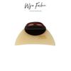 WJia Premium Thickened Semi-Circular Acetate Hair Claw Clip for Women
