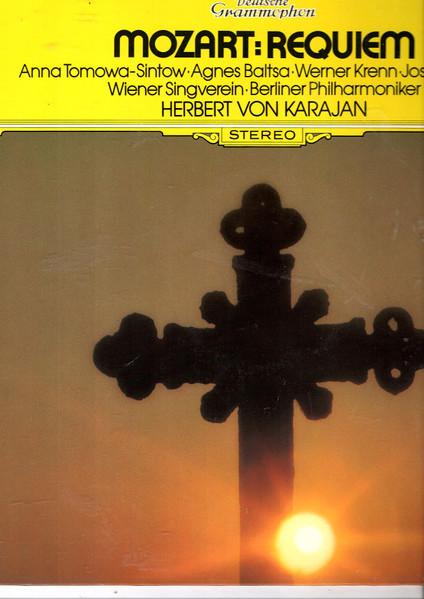 

LP Record WOLFGANG AMADEUS MOZART ANNA TOMO Requiem 2530705 Deutsche Grammo 1981 Germany Classical Used