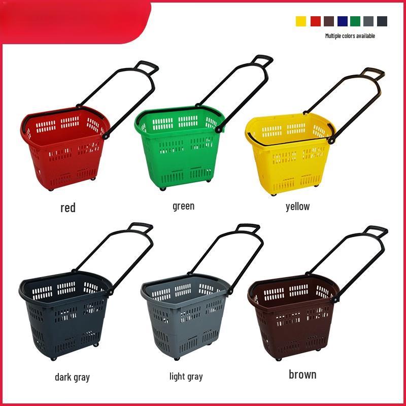 Cesto da Shopping con Ruote di Lusso Jundingying 45L