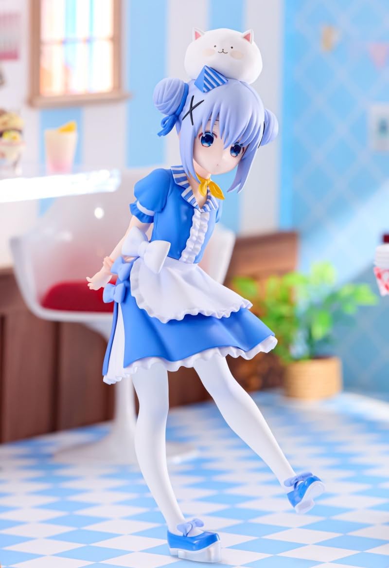 

[Is the Order a Rabbit BLOOM] Trio-Try-iT Figure Chino American Diner ver. Figure Official Approx. 18cm