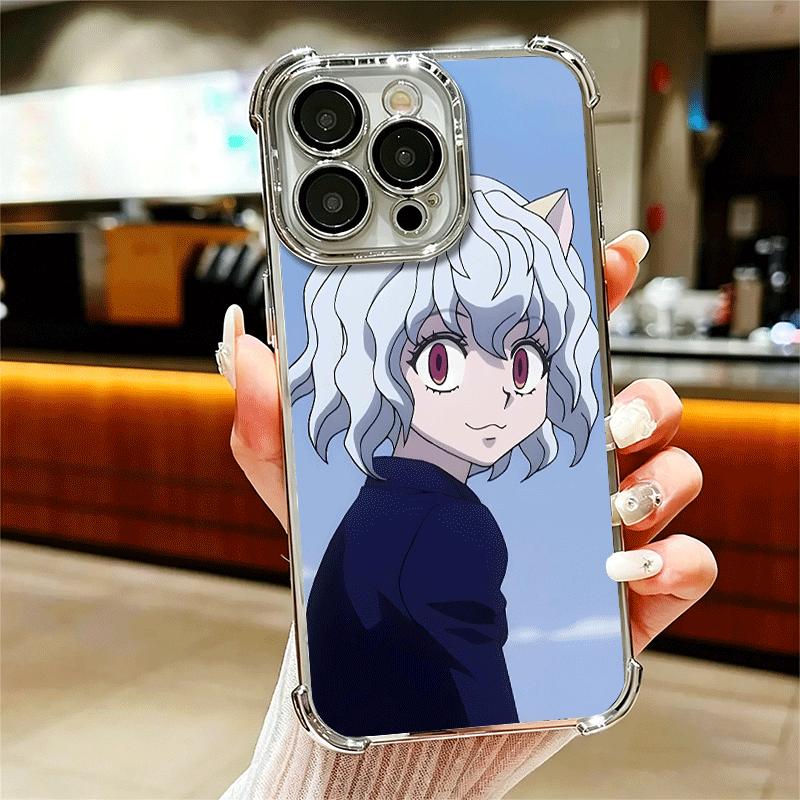Hunter X-Hunters Pitou Soft Phone Case For iPhone 15 16 17 Air 14 Pro Max 16E Plus 13 12 Mini Plating Anti-Fall Fundas