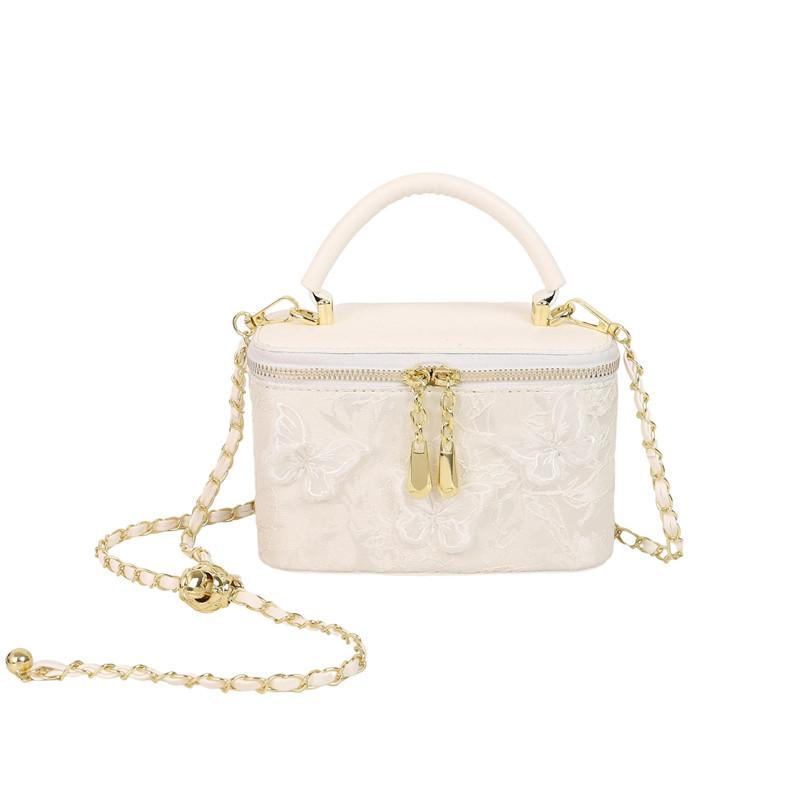 

Трехмерная бабочка Портативная коробка-сумка Женская новая модная сумка через плечо белый