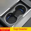 USVOTOV For Model Y Juniper Model 3 2025 2026 Cup Holder Coaster Insert Mats Center Console Organizer Interior Accessories