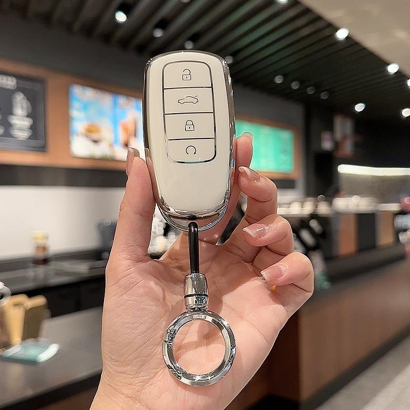 for Chery Jaecoo J8 8 J7 7 PHEV 2025 2026 Car Key Case Keychain Remote Protection Cover Bag Shell Housing Holder Fob Accessories