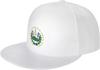 Coat Of Arms Of El Salvador Flat Brim Baseball Cap Men'S And Women'S Hat Black Unisex Adjustable