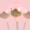 Cat Trt Dispenser Toy Plastic Cute Br Shape Lky Food     Track Feeder Toy with Spring for Cat Gifts