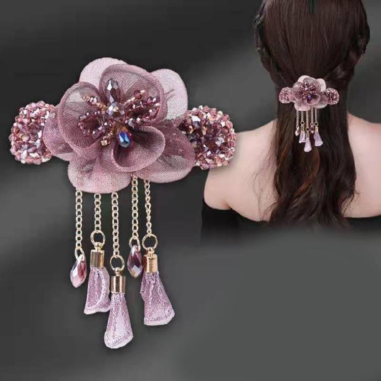 Long Tassels Hairpin Elegant Comfortable Hair Barrette Simple Temperament Hairpin for Special Occasion