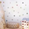 6Pcs Colorful Polka Dots Wall Stickers, Self-Adhesive Vinyl Decals, Removable Peel And Stick Wall Decals for Bedroom Living Room Kids Room