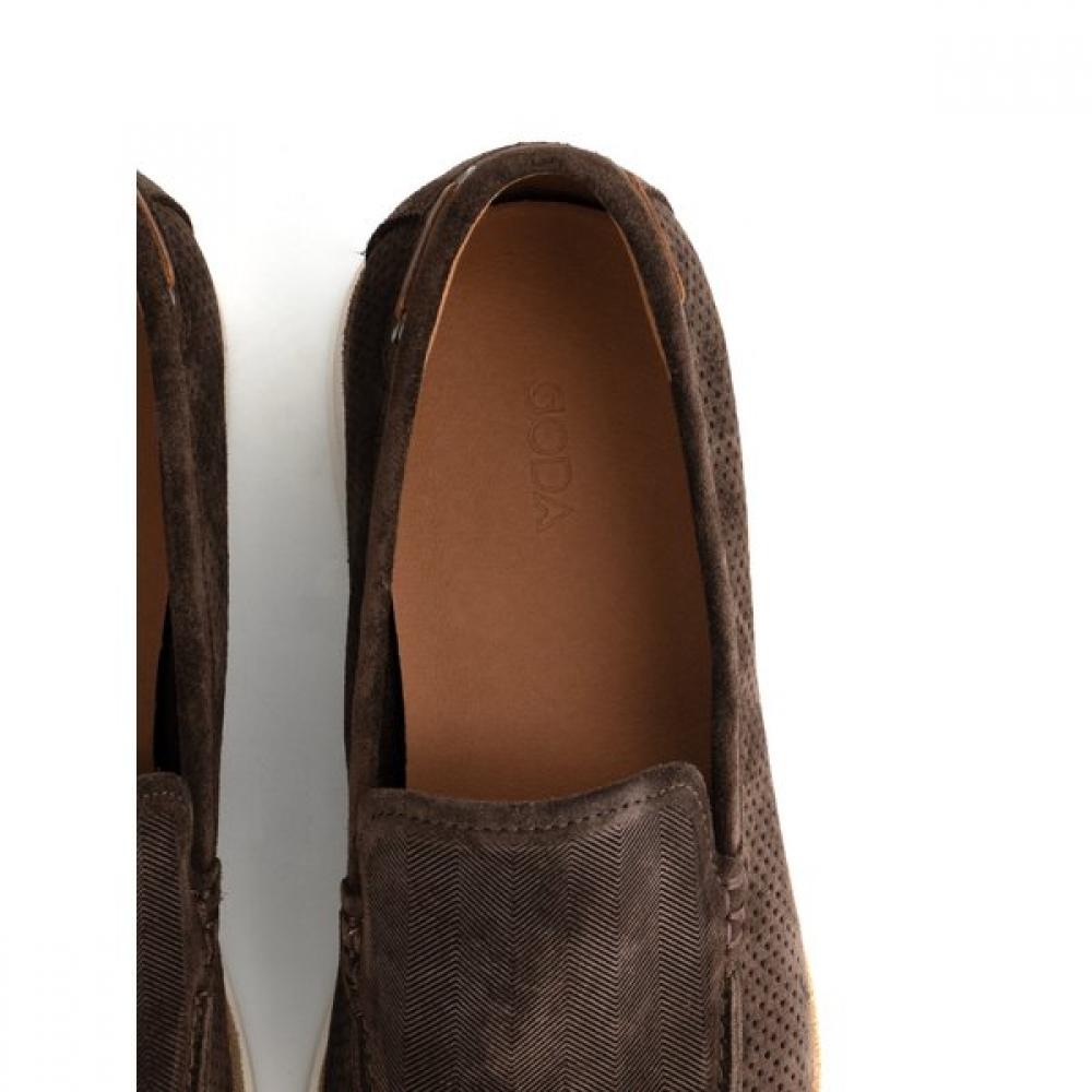 SODA Men Semi Casual Suede Mesh Slip On Arm661 Sa22