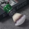 YAQi 26MM Mocha-Matcha Tea Synthetic Hair Knots Resin Handle Men Shaving Brushes and Shaving Soap Kit