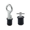 2Pcs 25mm Hole T Handle Boat Drain Plugs Rubber with Stainless Steel Marine Twist Plug Sealing Bilge Plug Boats Accessories
