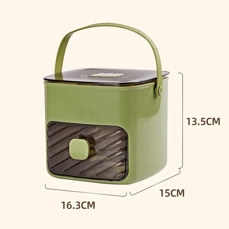 Large Capacity 48 Cube Ice Tray with Lid and Handle 2-Tier Ice Mold with Tongs Easy Release Ice Cube Storage Bin for Freezer зелёный