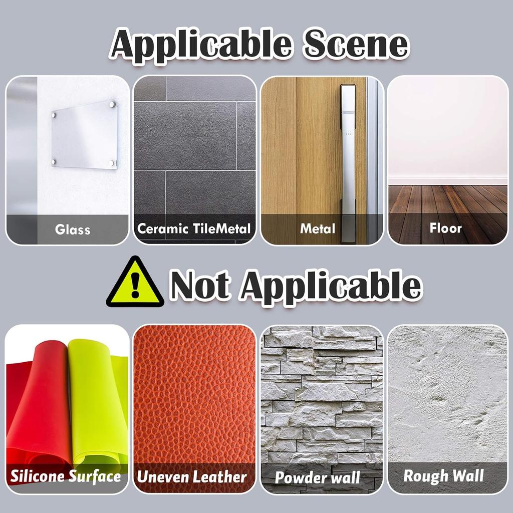 Zonon 280 Pieces Double Sided Sticky Dot Stickers Adhesive Squares Removable Circle Square Putty No Trace Clear Sticky Tack Waterproof Mounting Putty