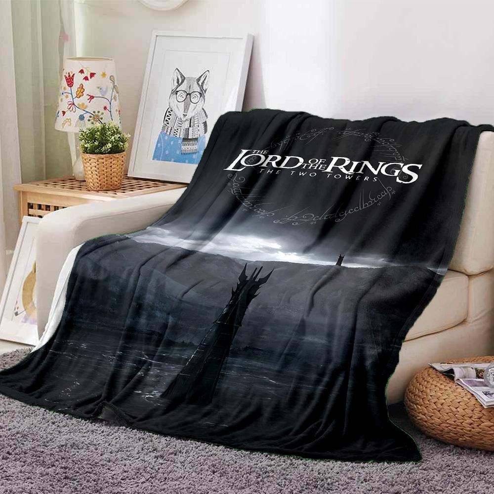 

1pc The Lord of the Rings: The Two Towers Flannel Blanket Soft Warm Throw for Home, Office, Travel, All-Season Cozy Bedding GiftL1057 80cmx120cm(31inx47in)