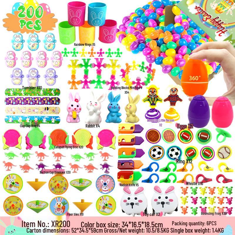Children's DIY Bunny Car Easter Egg Set - Easter Toy & Gashapon Gifts 2026