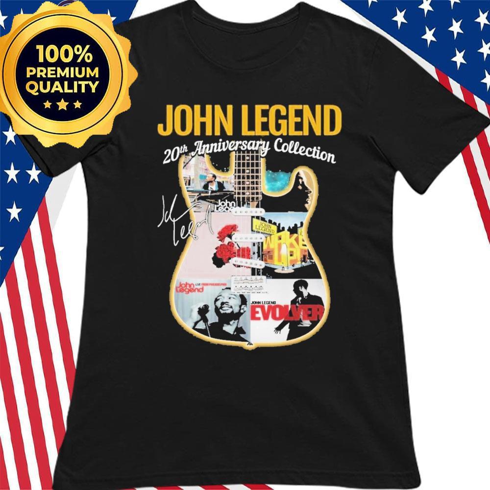 

John Legend 20th Anniversary Collection Tshirt Size S to 5XL UR101 Unisex T-Shirt XXL