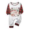Christmas Print Parent-child Long-sleeved Pajamas Set Home Wear