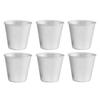 6 Pcs Aluminium Dariol Mould Baking Cup Dariole Pudding Dessert Creme Moulds Round Nonstick Egg Tar