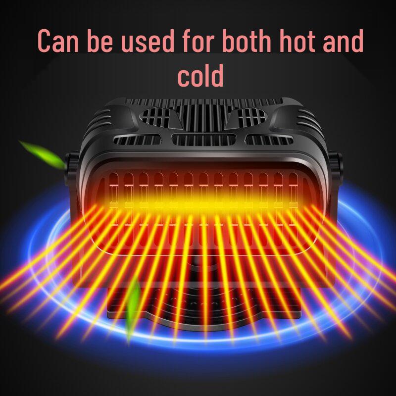 12V Dual Gear Car Heater: Rapid Electric Defrost & Demist with Hot/Cold Settings