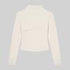 LULULACIE Women's Gold Zipper Stand-up Collar Slim Fit Sports Jacket