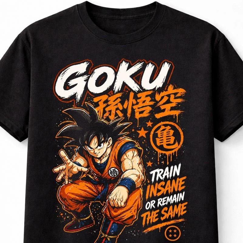 Goku Dragon Ball Z Saiyan Anime Training Graphic Unisex TShirt S