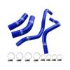Silicone Radiator Coolant Hose Kit For Yamaha Tenere 700 2019-2024 Blue