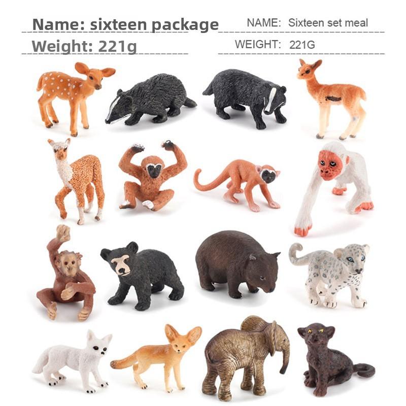 Badger Deer Realistic Animal Action Figures Pvc Toy For Childrens Learning Decor