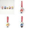 Cute Chainsaw Man Cartoon Keychain Toy Pochita Denji Bag Pendant Kids Gifts