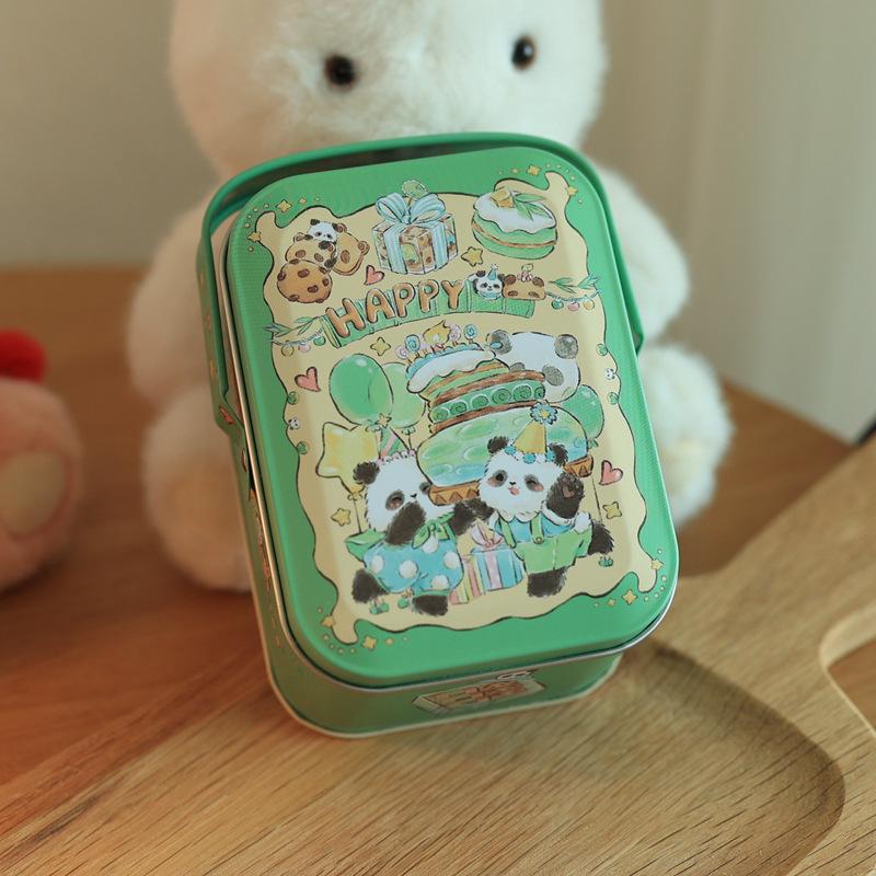 Blech Süßigkeitenbox Kindergeschenke Kleine Blechdose Keksbox Tragbare Kaninchen Geschenkbox für Geburtstag Hochzeit Party Dekoration