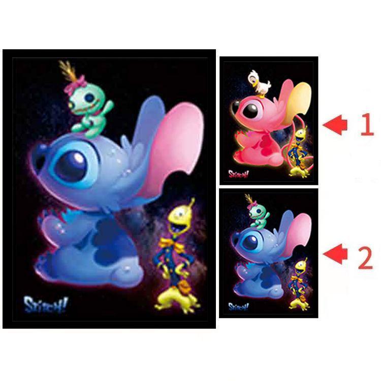 Hello Kitty & One Piece 3D Lentikulärt Pokemon-affisch