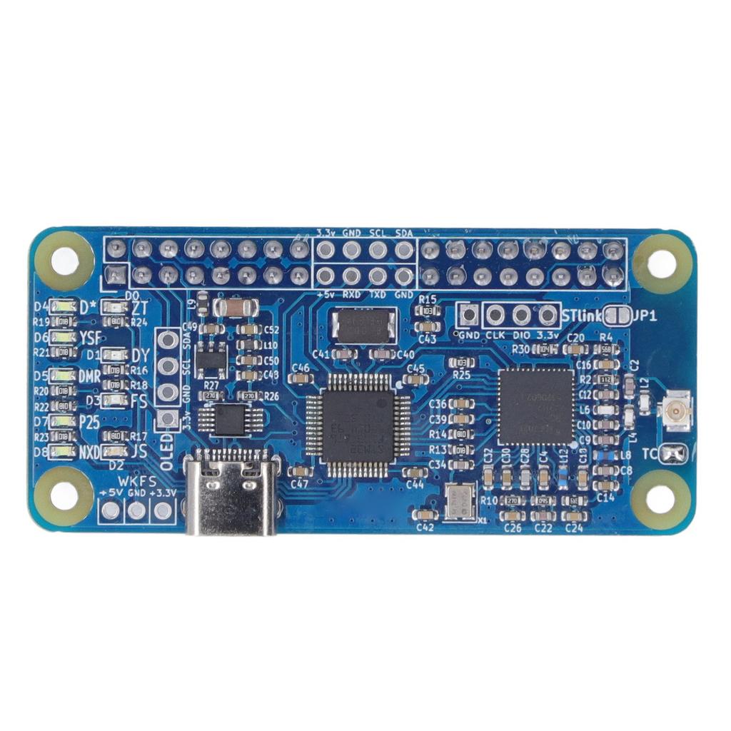 MMDVM Simplex Hotspot Main Board with Pin Header Supports for Raspberry Pi for BlueDV
