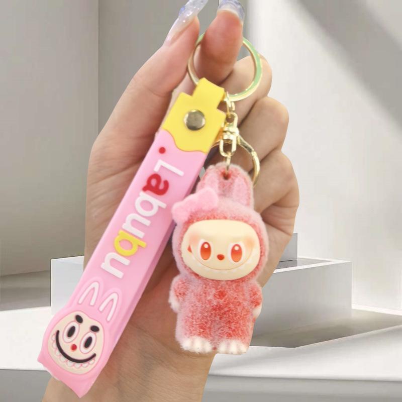 

Creative Cute Cartoon Flocked Rag Key Chain Doll Key Pendant Schoolbag Keychain