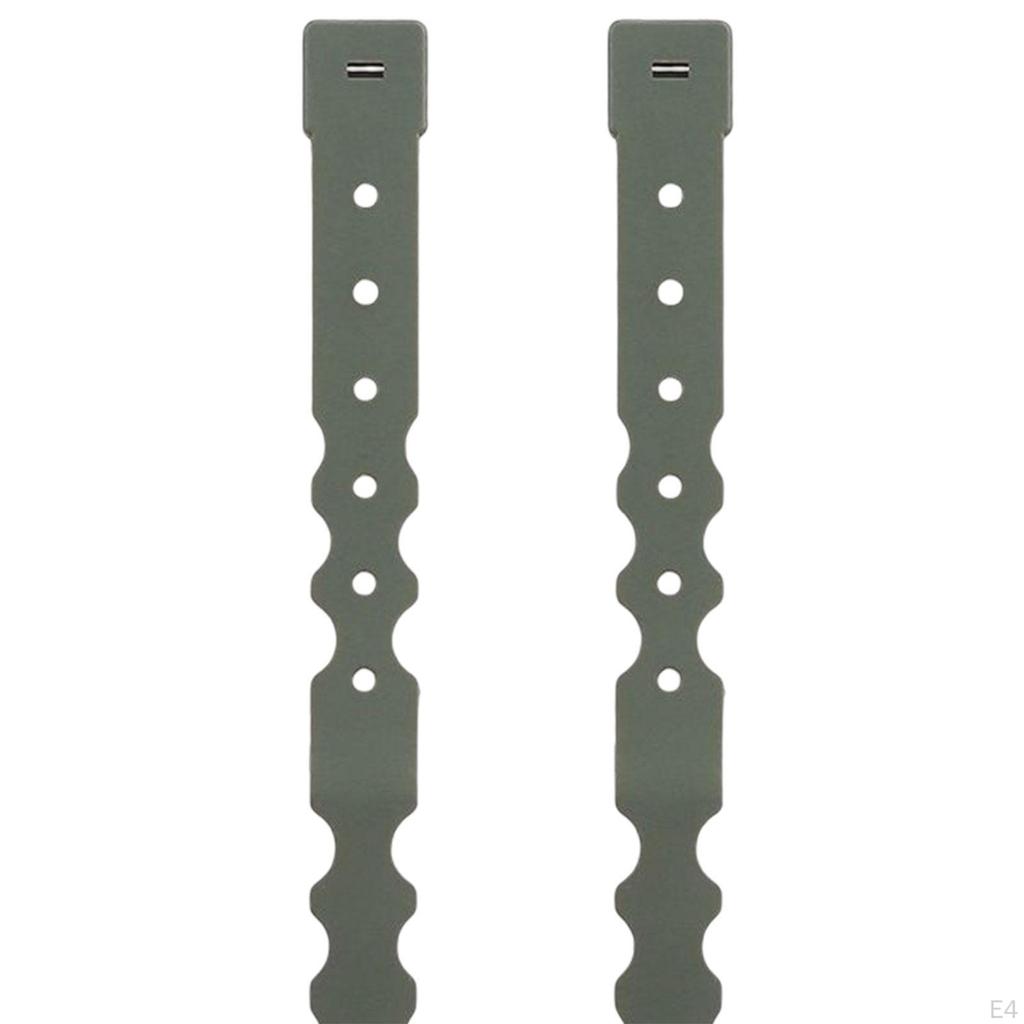 2 Pieces Malice Clips Strap Buckle Flexible for Backpack Pouch Bag Accessory