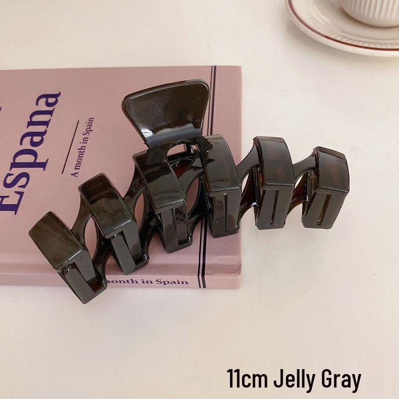 Exquisite Acrylic Claw Clip for Thick Hair - Large High-End Shark Hairpin