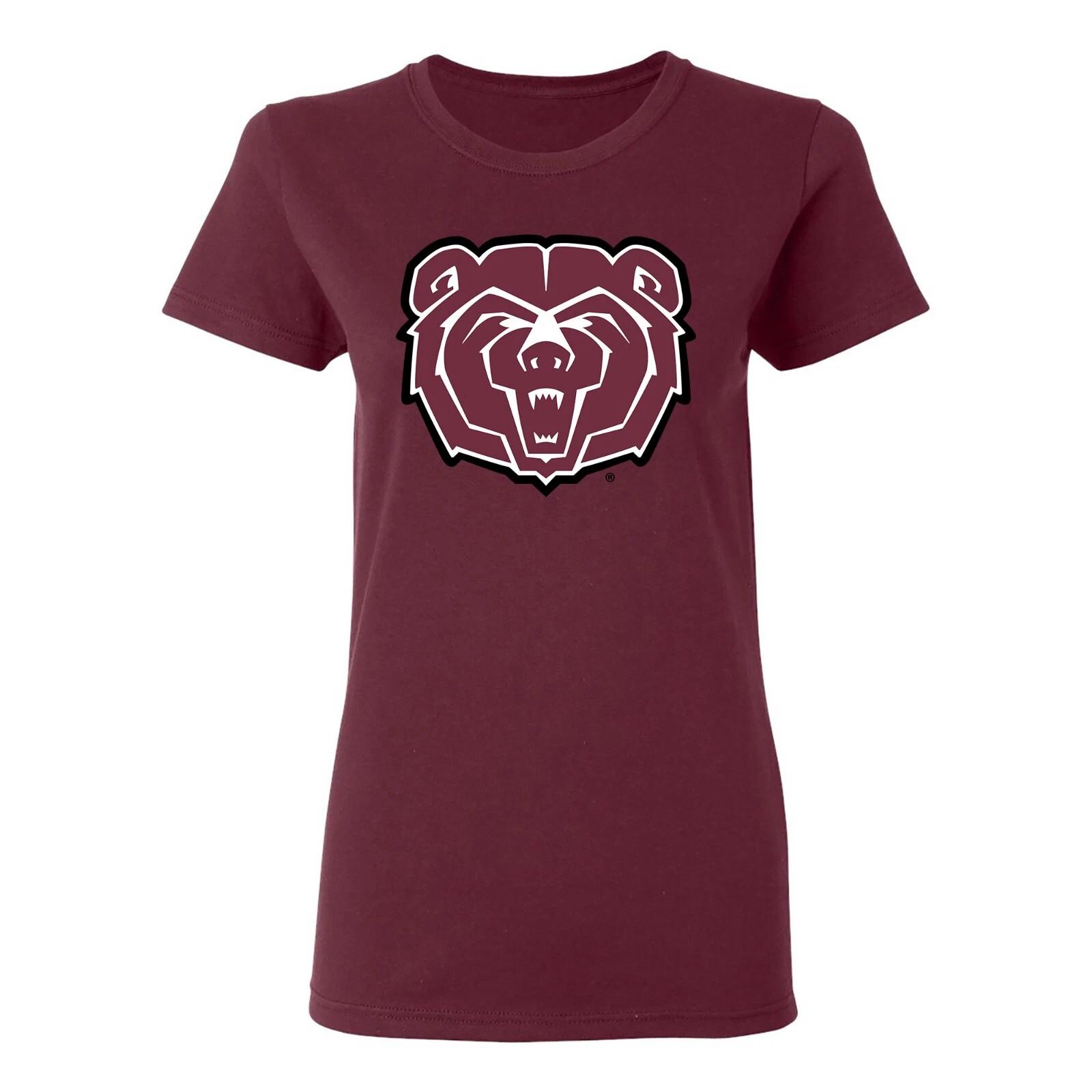 Missouri State Bears Primary Logo Women s T-Shirt - Maroon 2XL