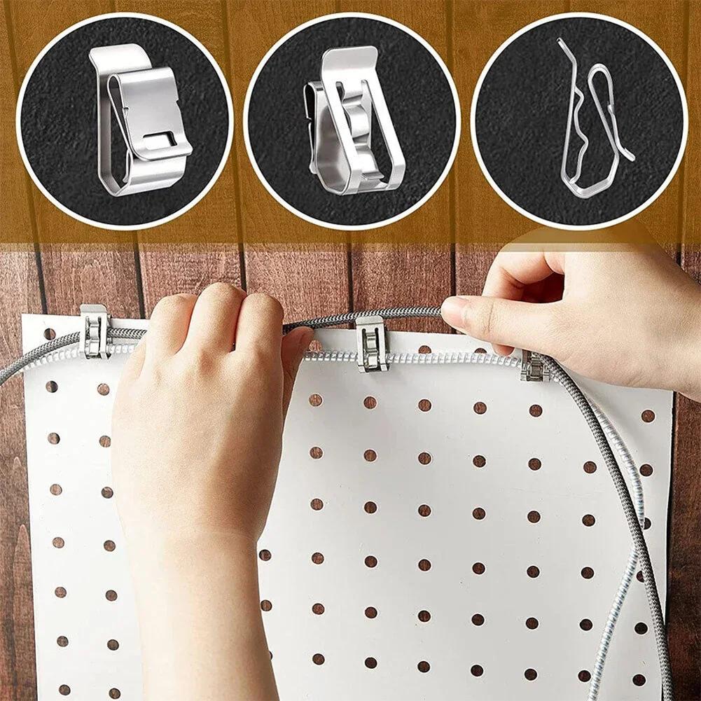 10/30/100Pcs Solar Panel Cable Clip Spring Clamp Cable Clamp Solar Cable Wire Installation Fixing Clip Wire Fastener