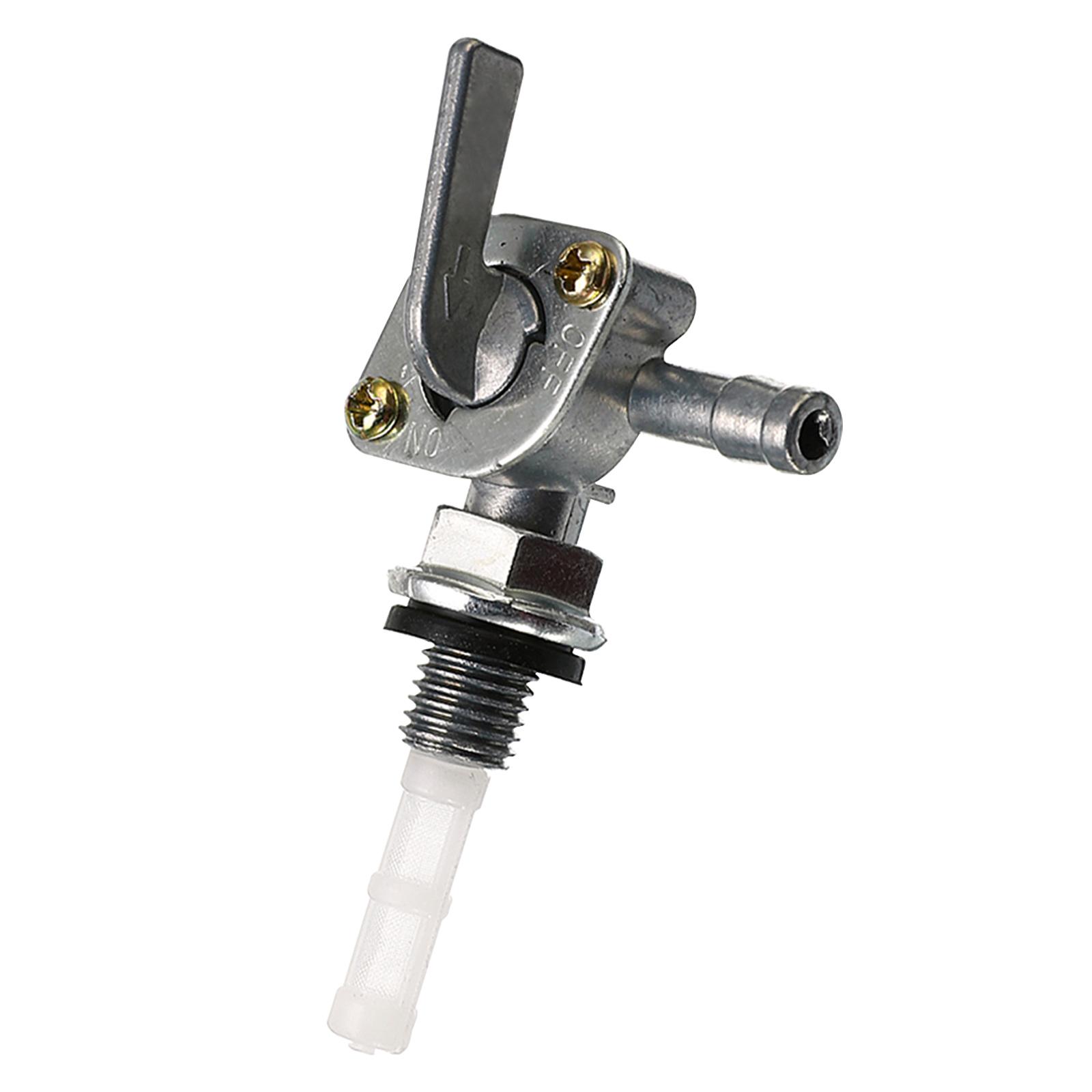 

Универсальный топливный запорный клапан ON/OFF, сменный кран для генератора, газового двигателя, переключатель бака, подходит для шлангового крана 1/4 дюйма, аксессуары для автозапчастей серебряный