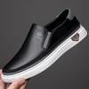 Zapatos Casuales de Cuero para Hombre Marca de Lujo Zapatos de Vestir de Negocios Mocasines Comodidad Slip on Zapatos para Conducir para Hombres Mocasines Talla Grande 48
