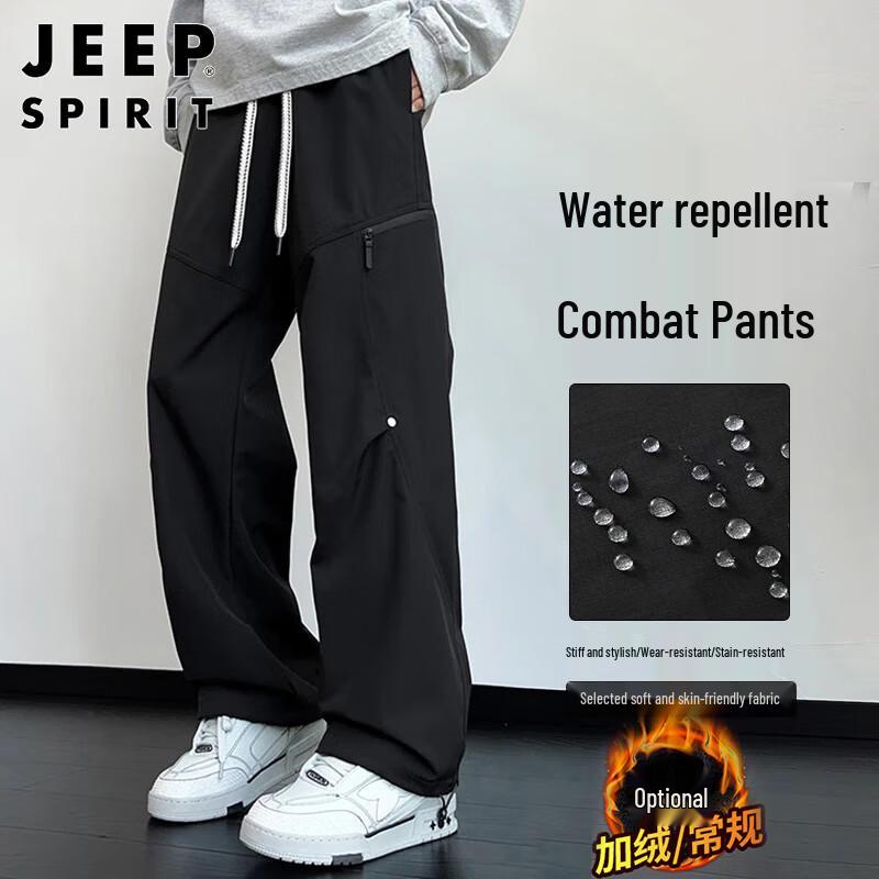 

JEEP SPIRIT Men s Autumn/Winter Straight Fit Cargo Pants 2XL