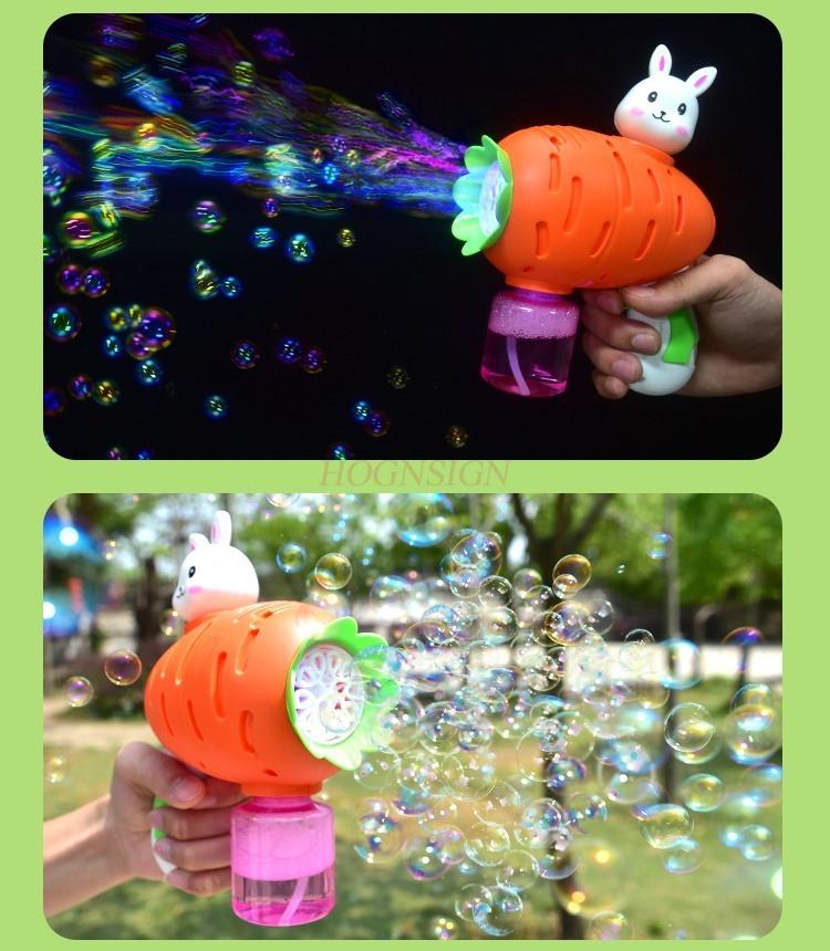 Bubble Machine Children'S Handheld Fully Automatic Waterproof Electric Gift Bubble Gun Toy