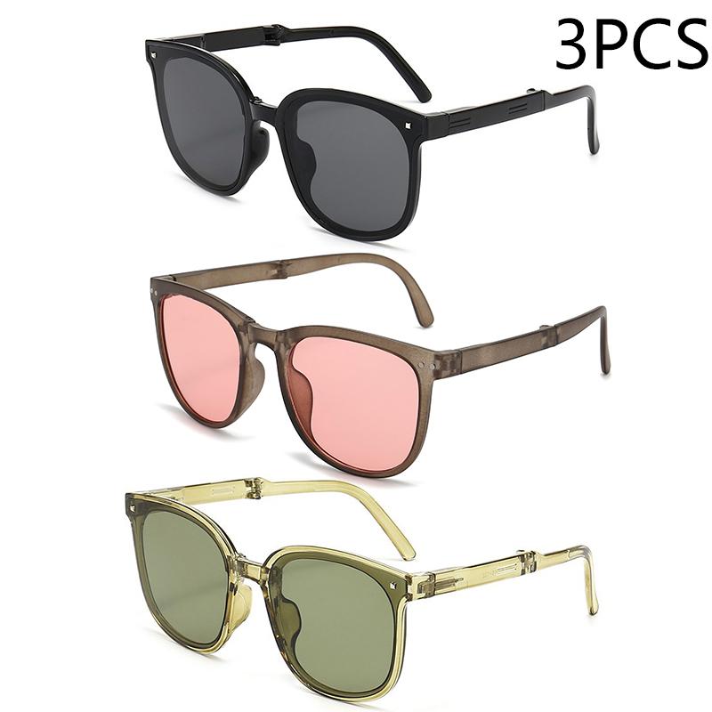 Folding sunglasses portable ultra light sun protection UV protection sunglasses for both men and women